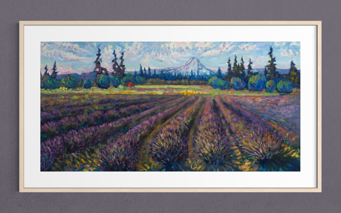 Mt. Hood Lavender — Fine Art Paper Print
