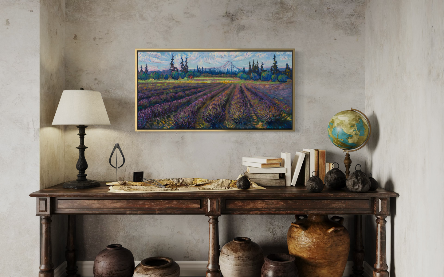 Mt. Hood Lavender — Canvas Print