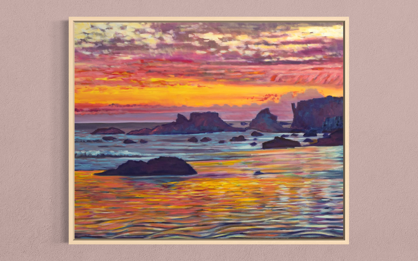 Matador Beach Sunset — Canvas Print