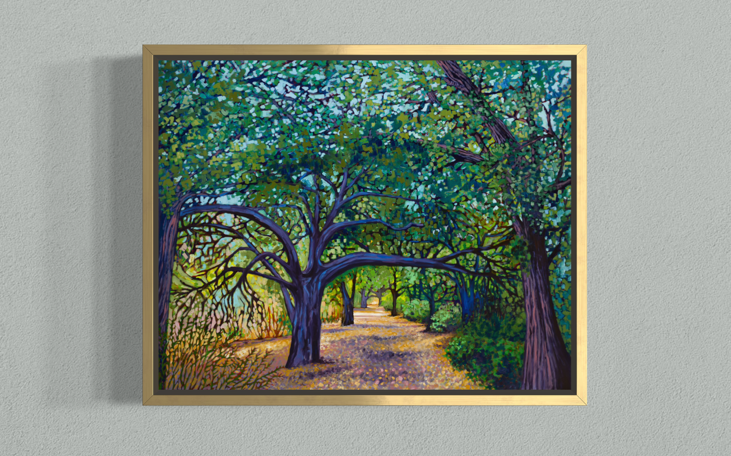 Malibu Creek Live Oaks — Canvas Print