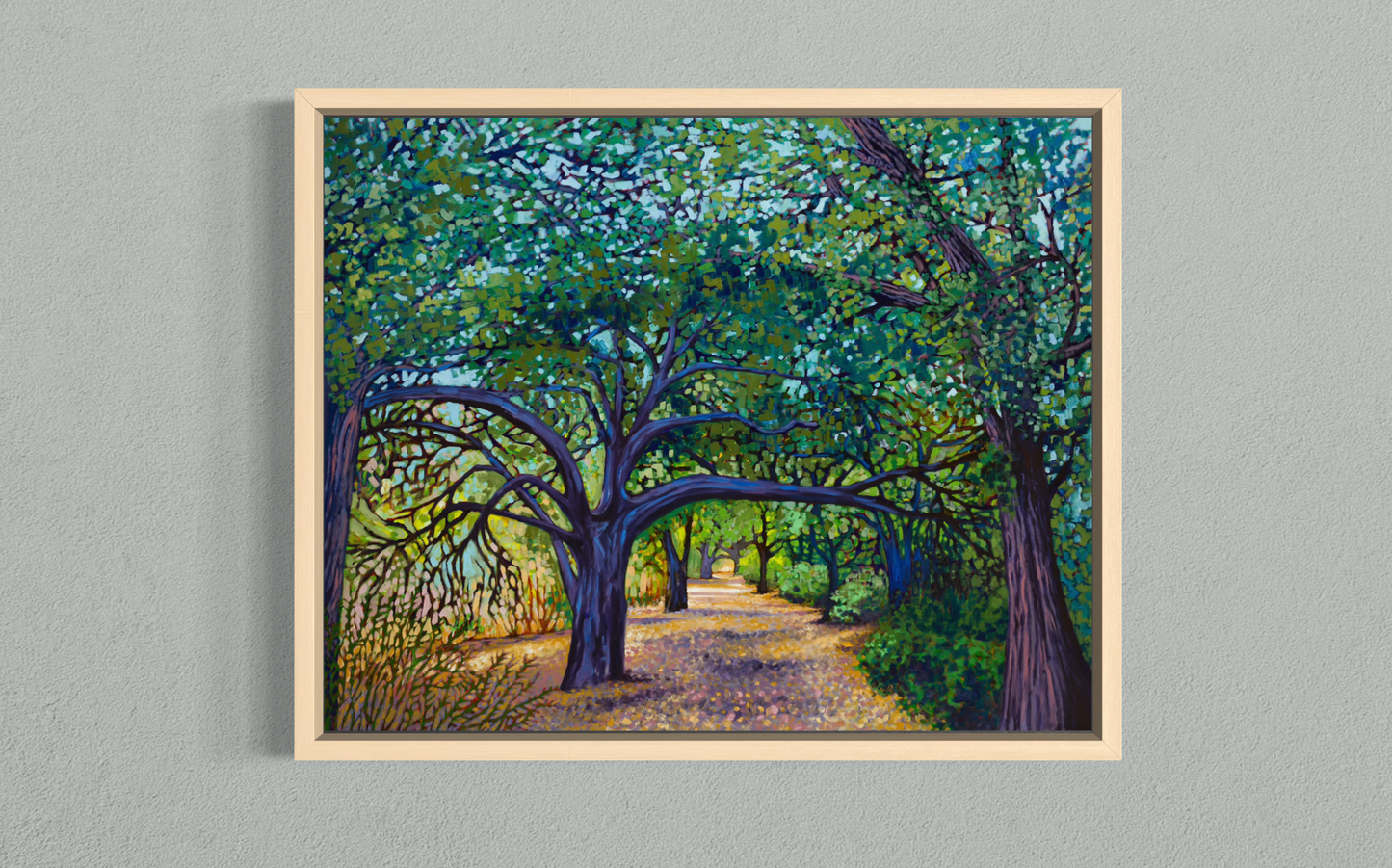 Malibu Creek Live Oaks — Canvas Print