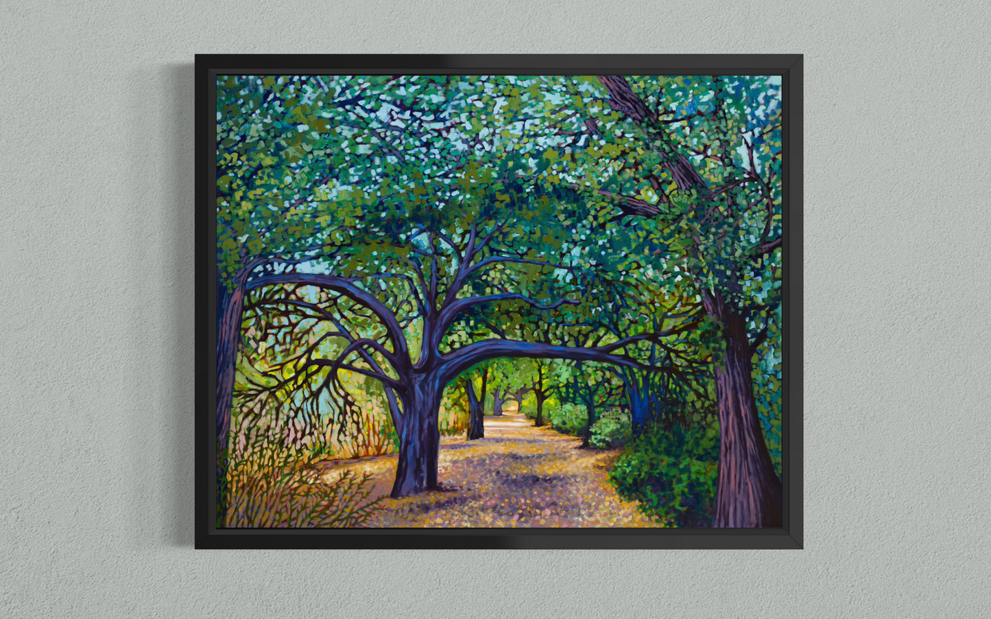 Malibu Creek Live Oaks — Canvas Print