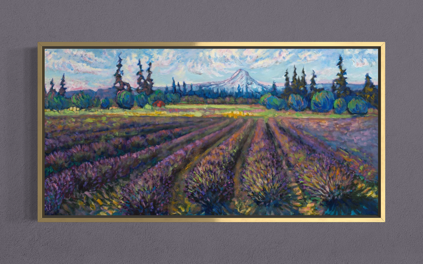Mt. Hood Lavender — Canvas Print
