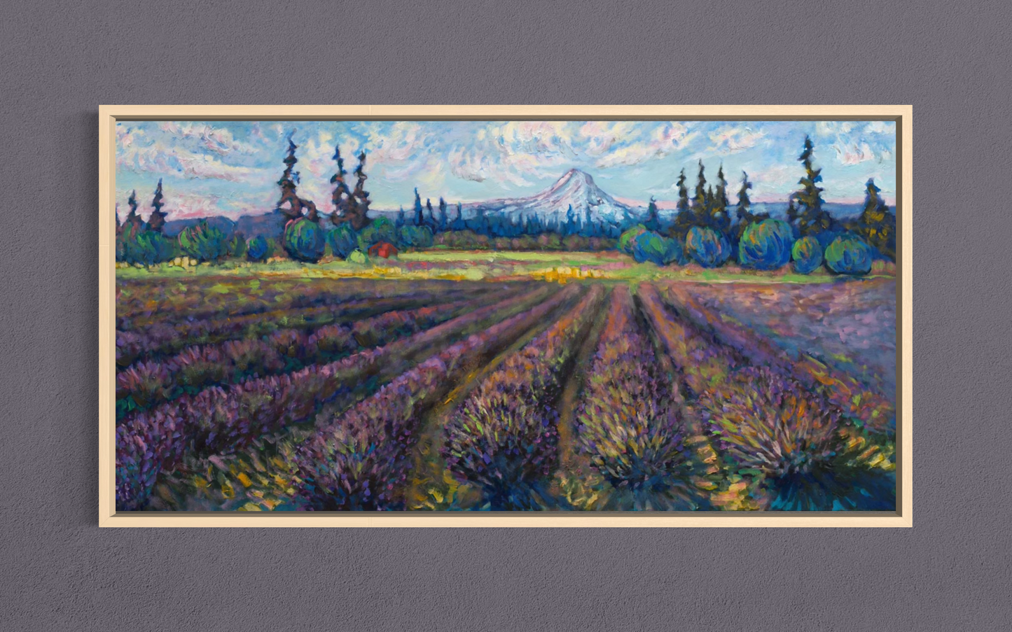 Mt. Hood Lavender — Canvas Print