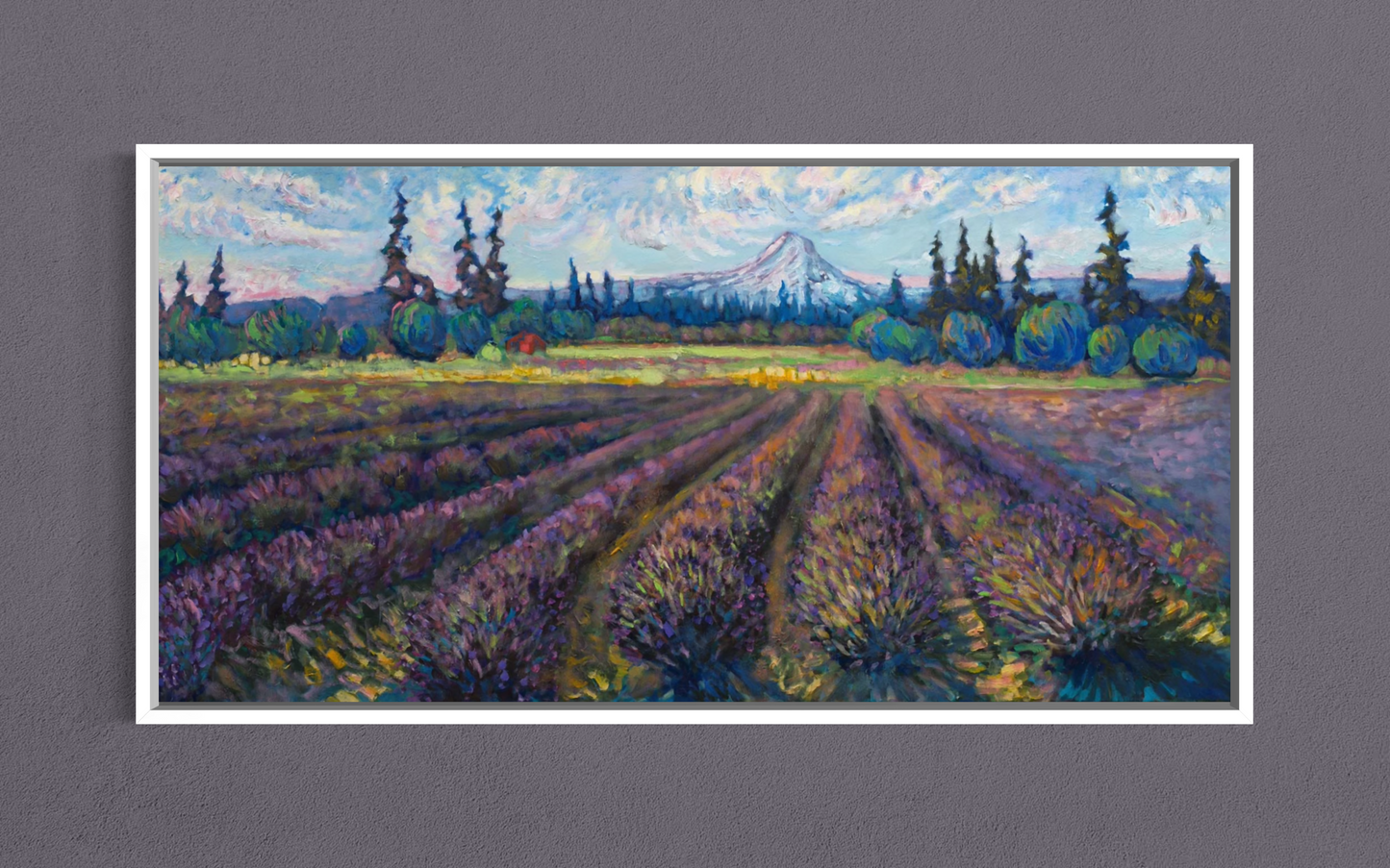 Mt. Hood Lavender — Canvas Print