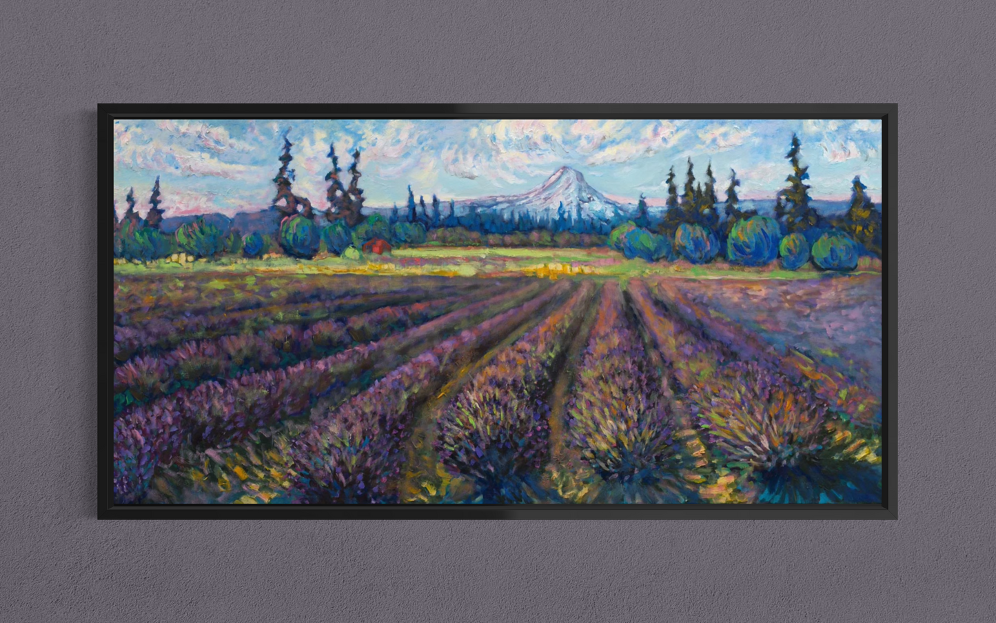 Mt. Hood Lavender — Canvas Print