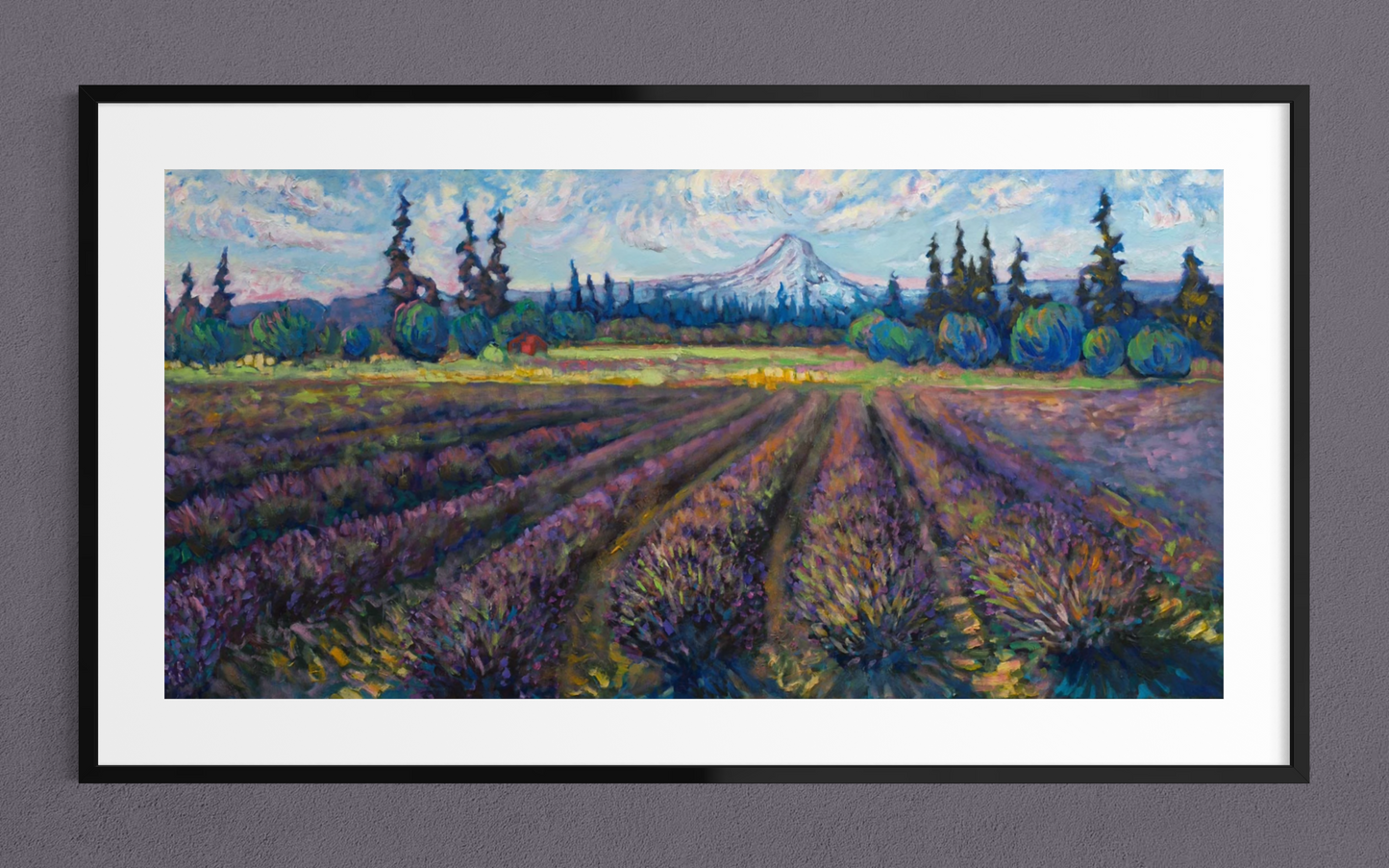 Mt. Hood Lavender — Fine Art Paper Print