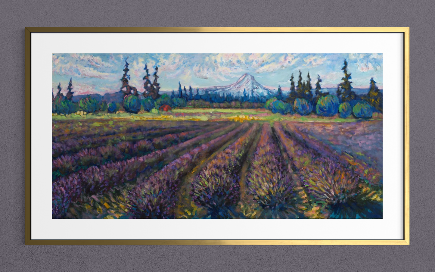 Mt. Hood Lavender — Fine Art Paper Print