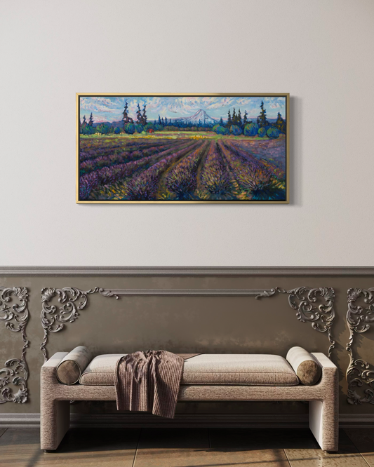 Mt. Hood Lavender — Canvas Print
