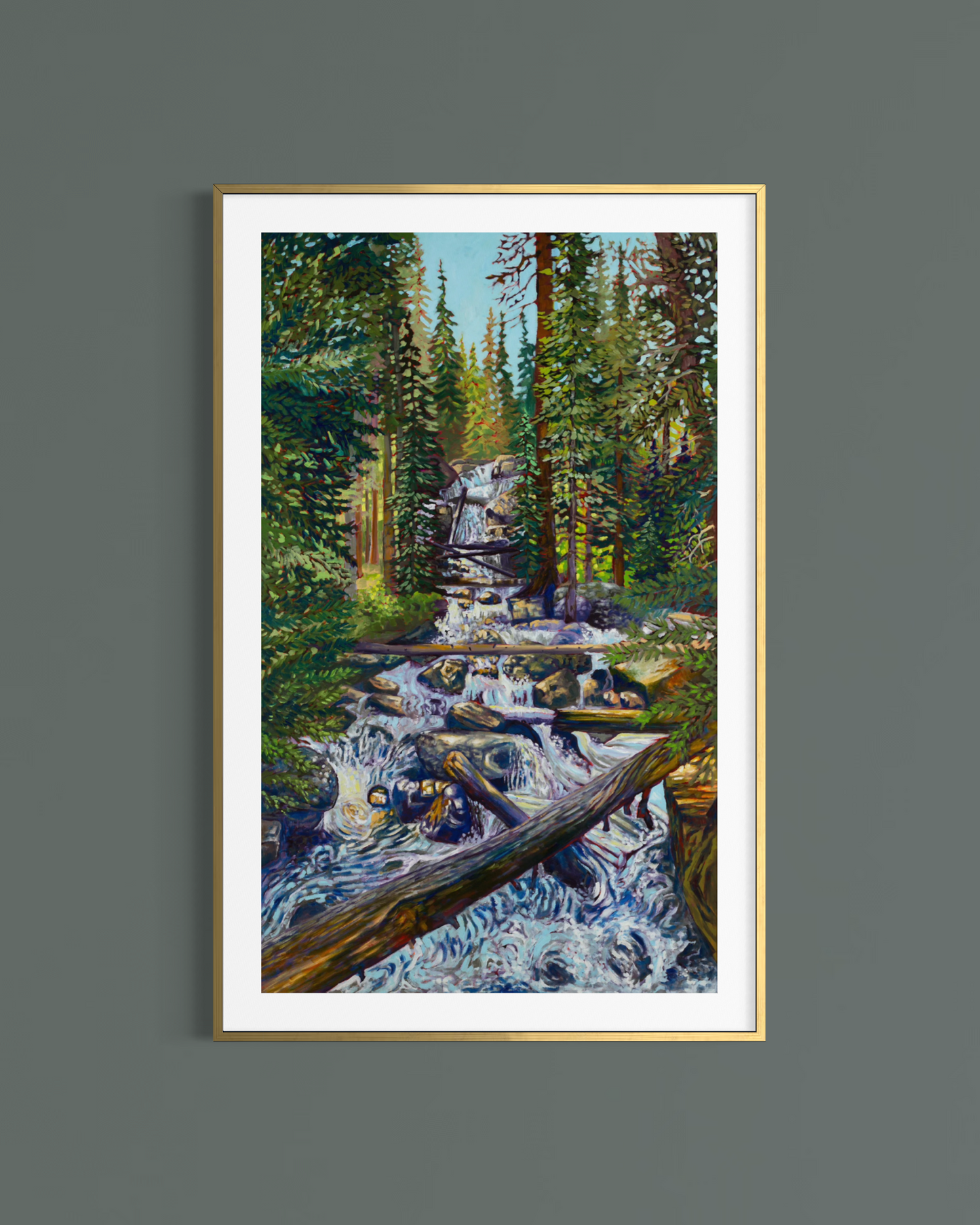 Wild Basin Waterfall — Fine Art Paper Print
