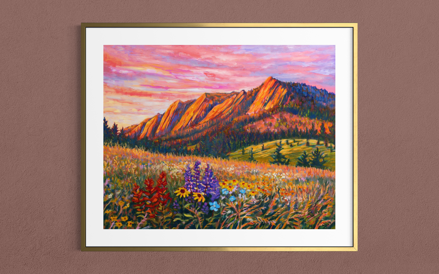 Flatirions in Bloom — Fine Art Paper Print