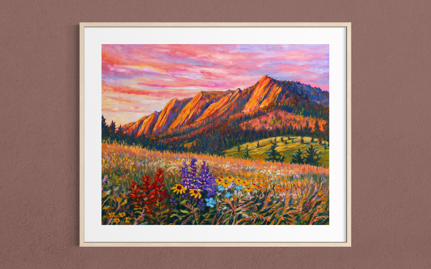 Flatirions in Bloom — Fine Art Paper Print