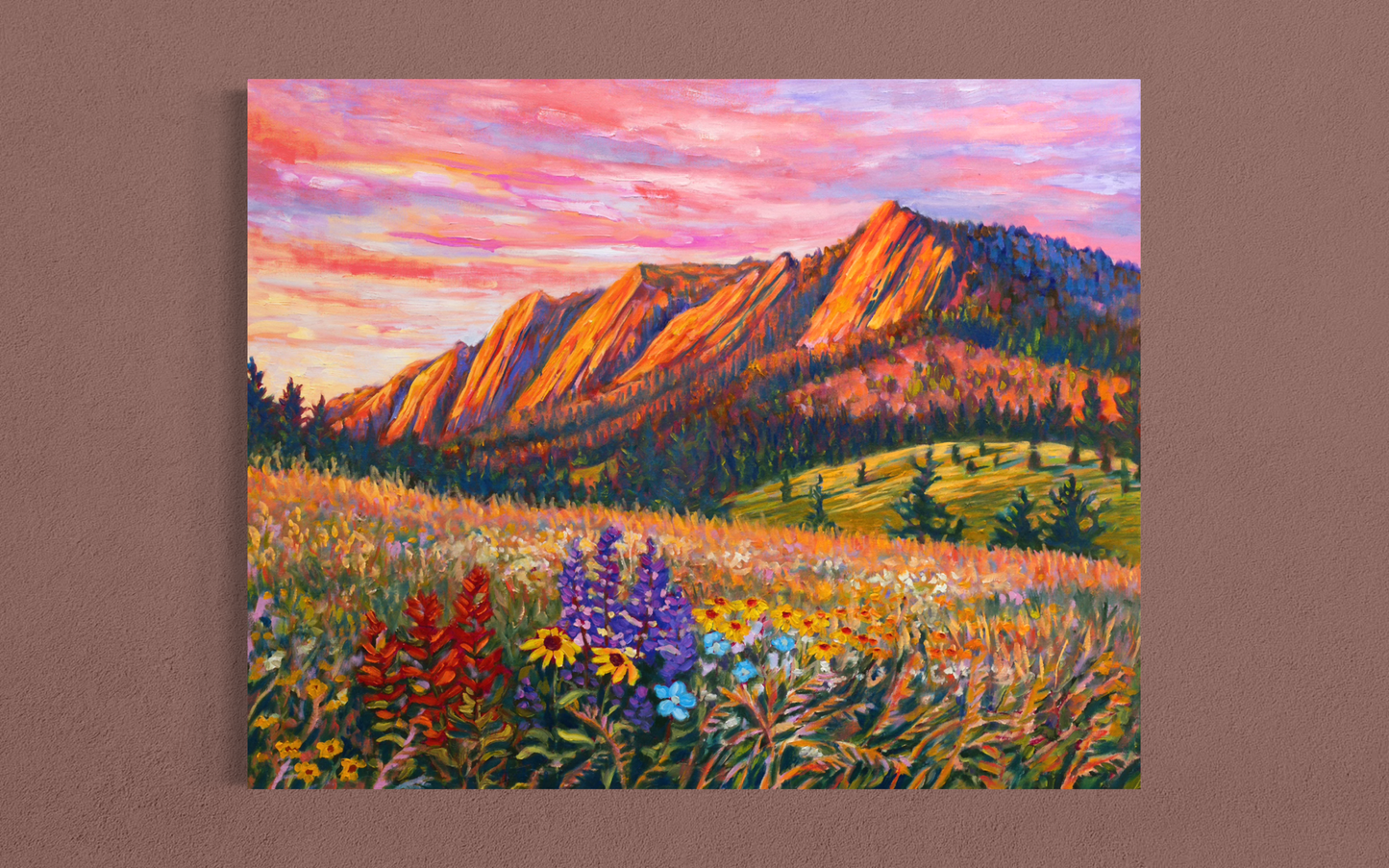 Flatirions in Bloom — Fine Art Paper Print