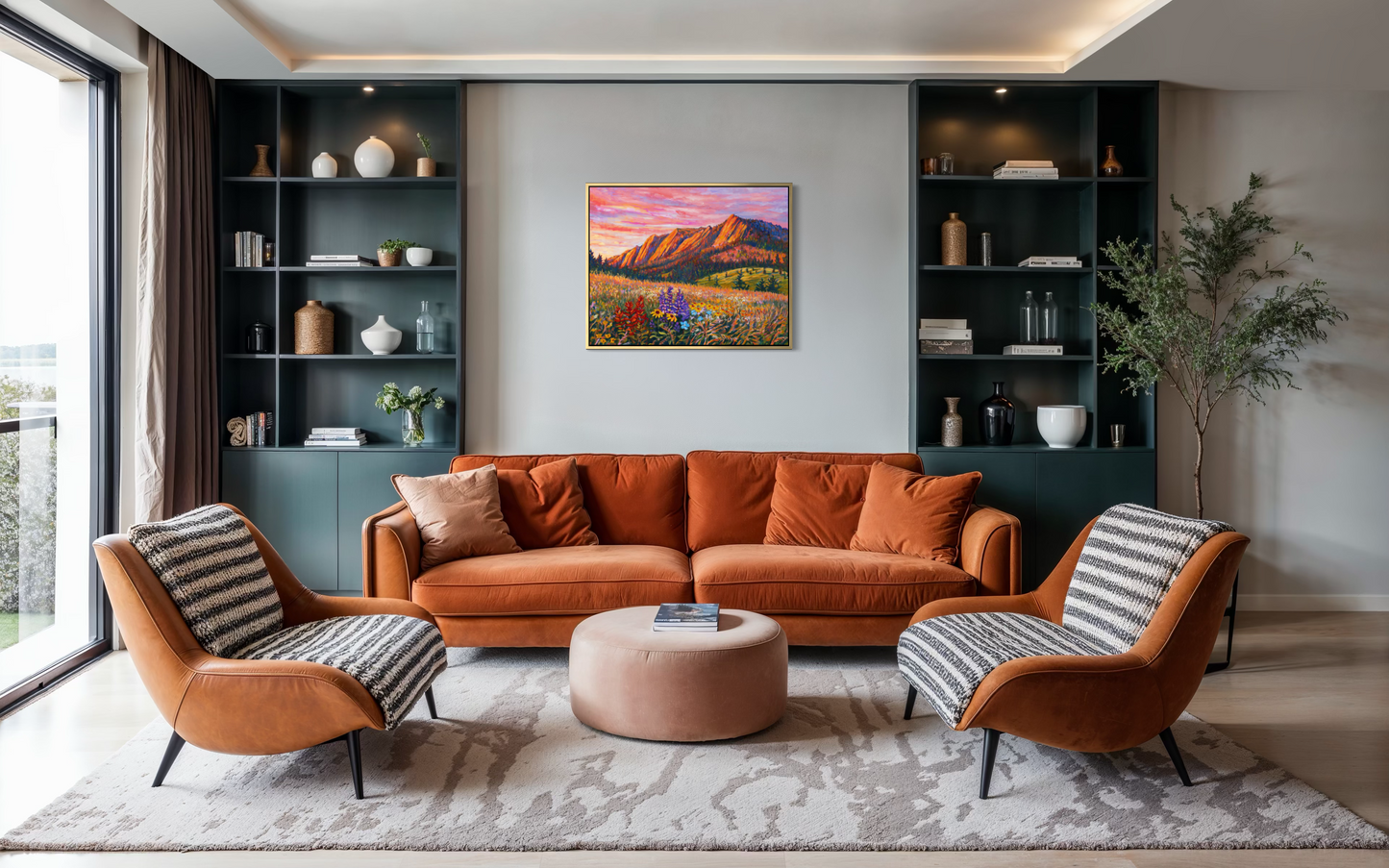 Flatirions in Bloom — Canvas Print