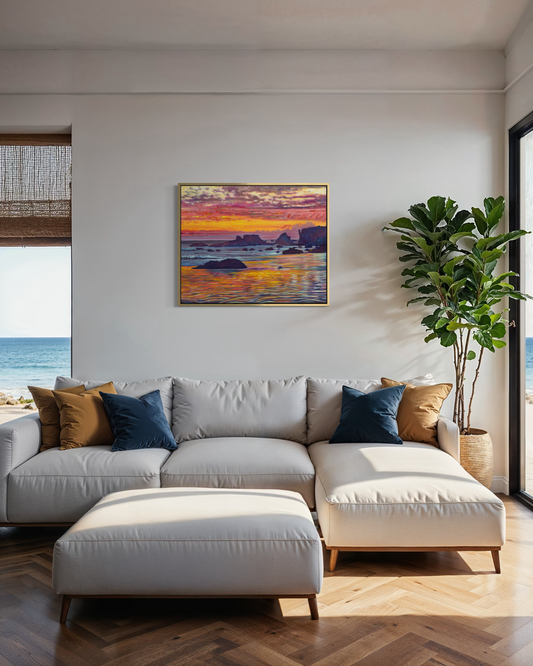 Matador Beach Sunset — Canvas Print