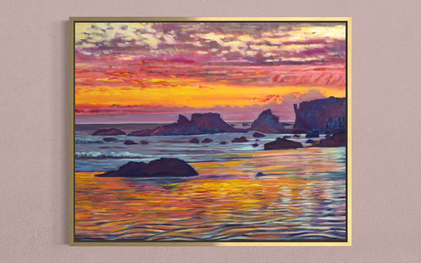 Matador Beach Sunset — Canvas Print