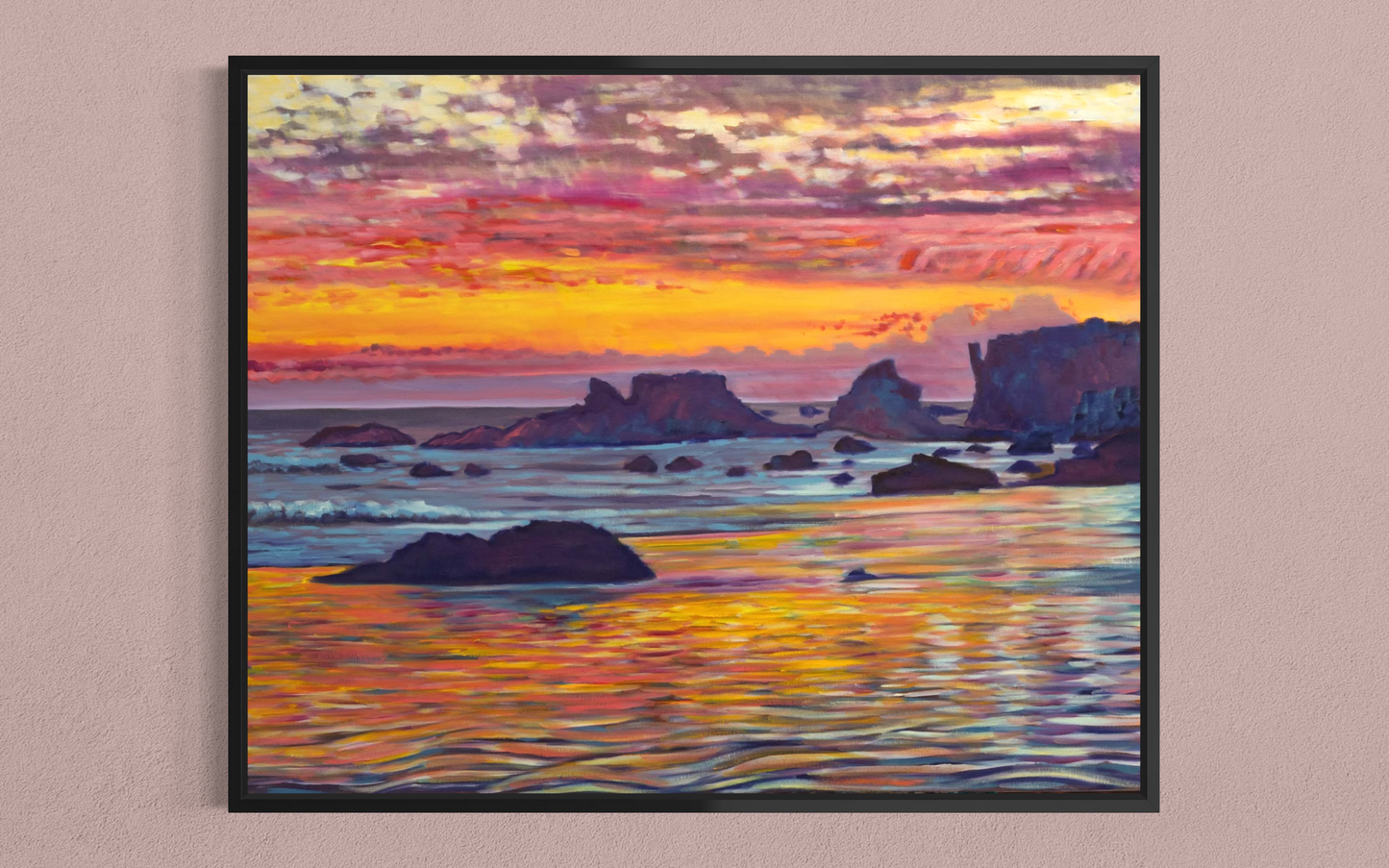 Matador Beach Sunset — Canvas Print