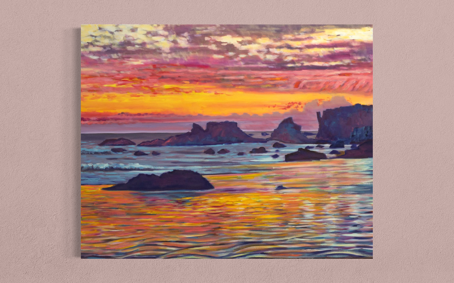 Matador Beach Sunset — Canvas Print