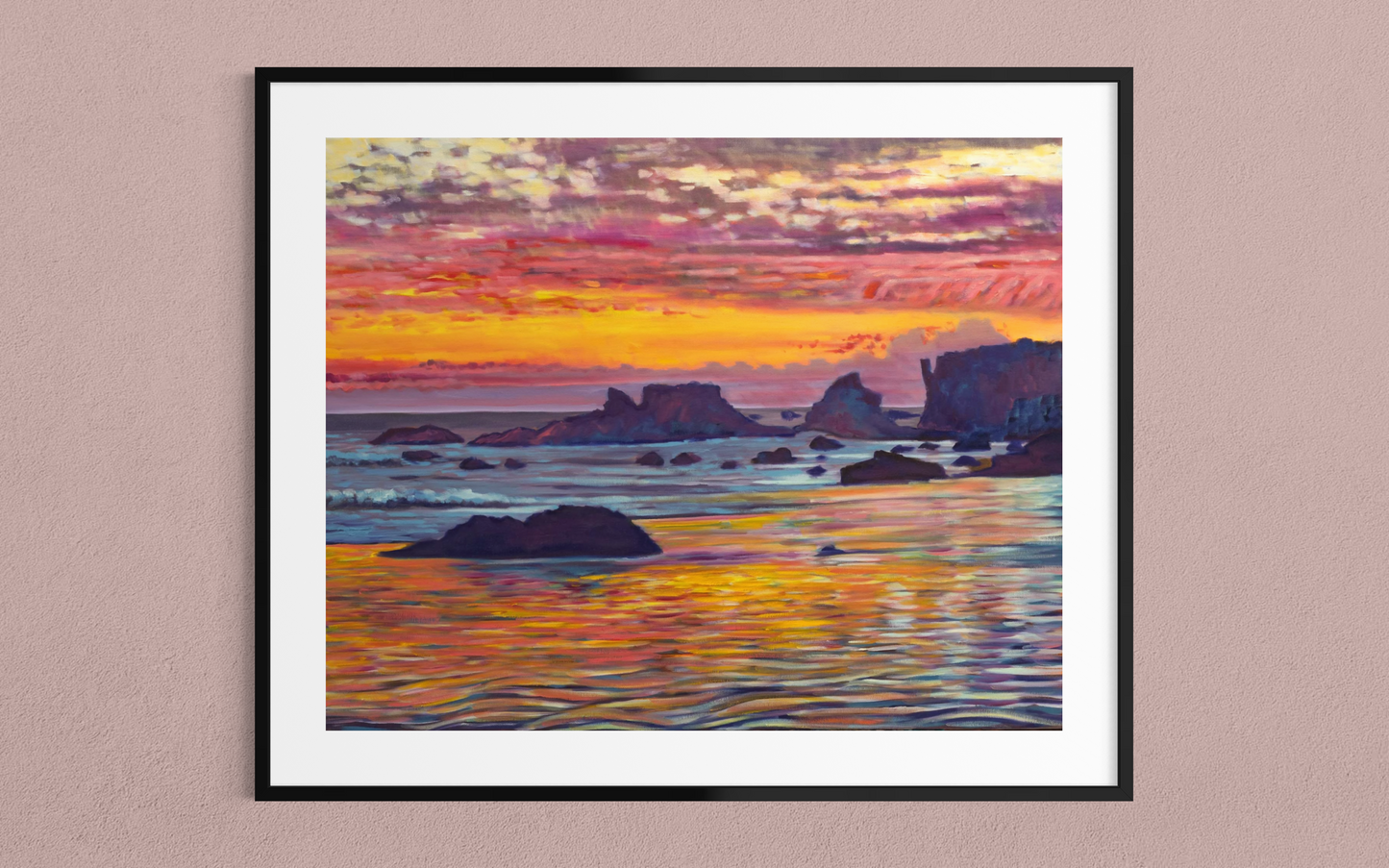 Matador Beach Sunset — Fine Art Paper Print