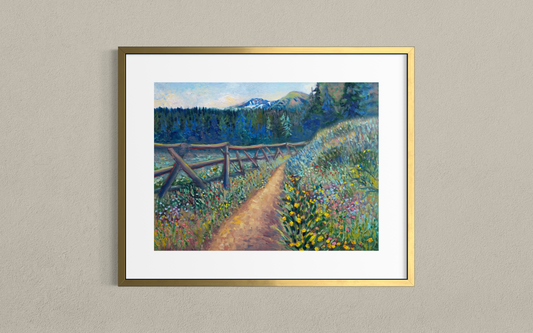 Where the Trail Breathes — Fine Art Paper Print