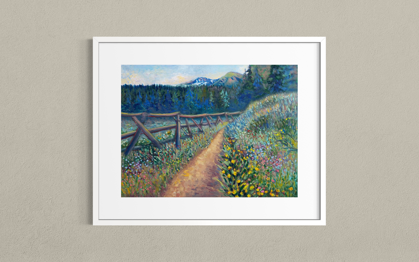 Where the Trail Breathes — Fine Art Paper Print
