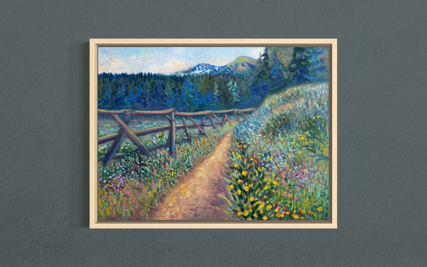 Where the Trail Breathes — Canvas Print