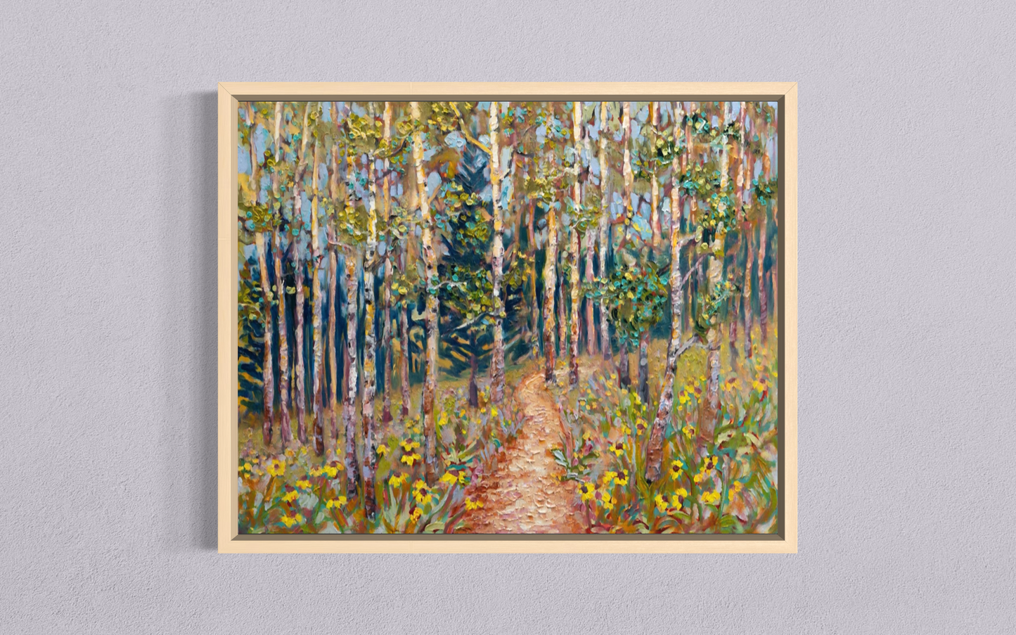 Aspen Lace — Canvas Print