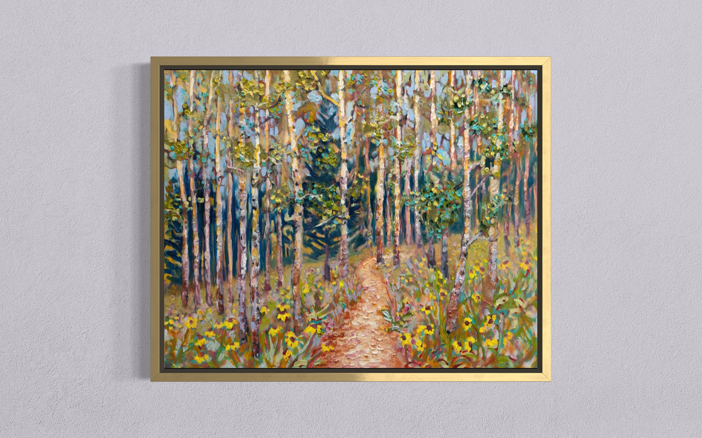 Aspen Lace — Canvas Print