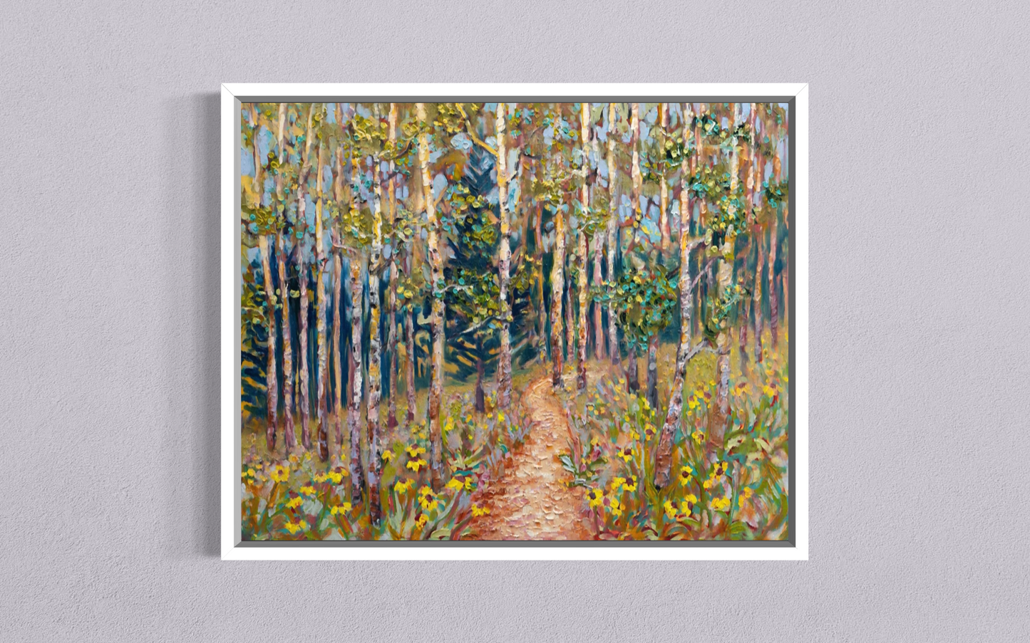 Aspen Lace — Canvas Print