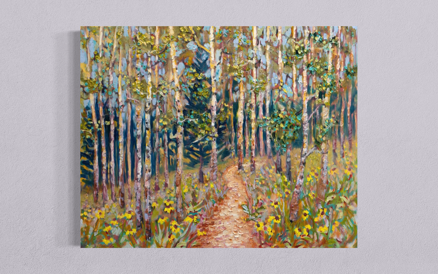 Aspen Lace — Canvas Print