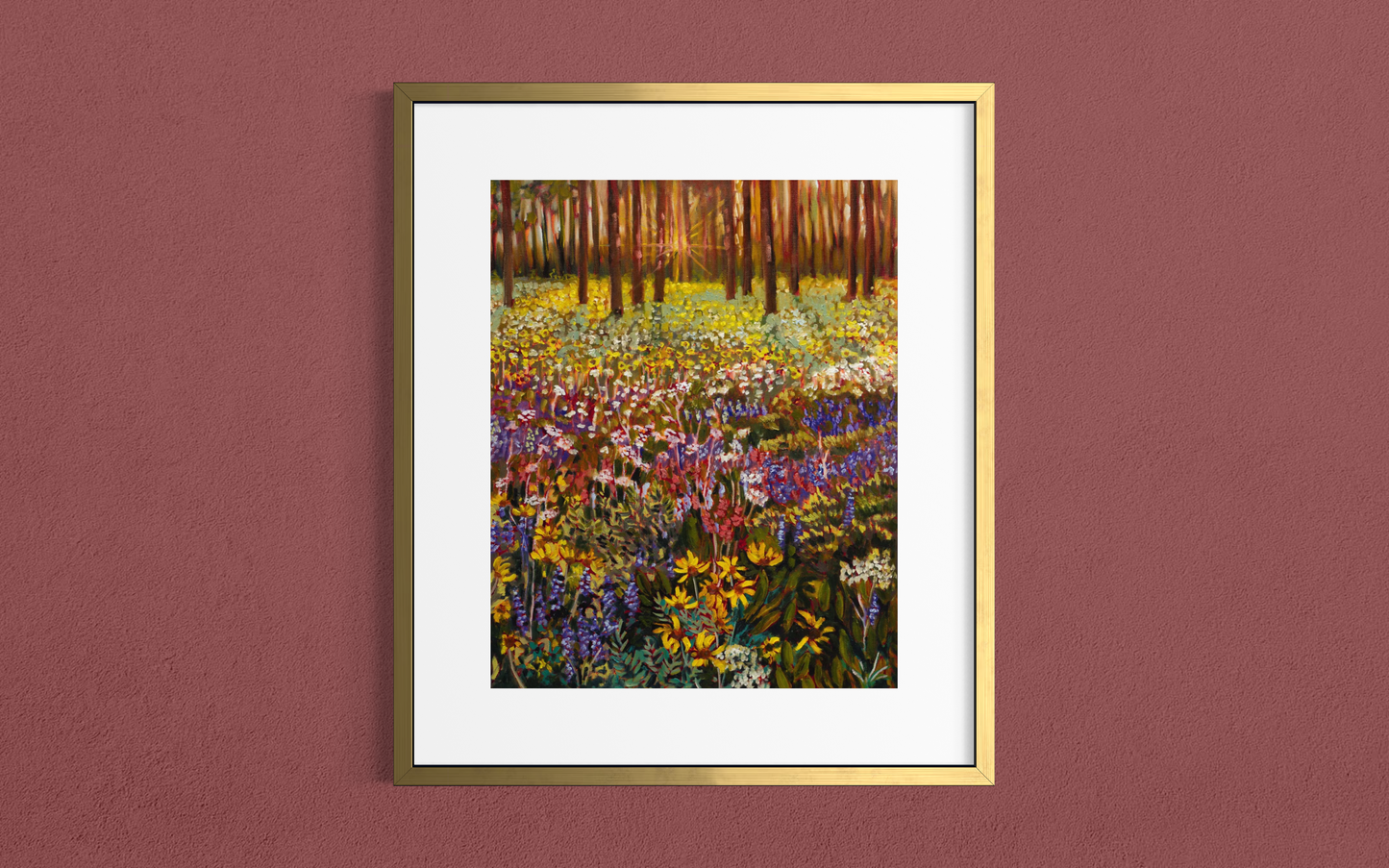 Wildflower Dusk — Fine Art Paper Print