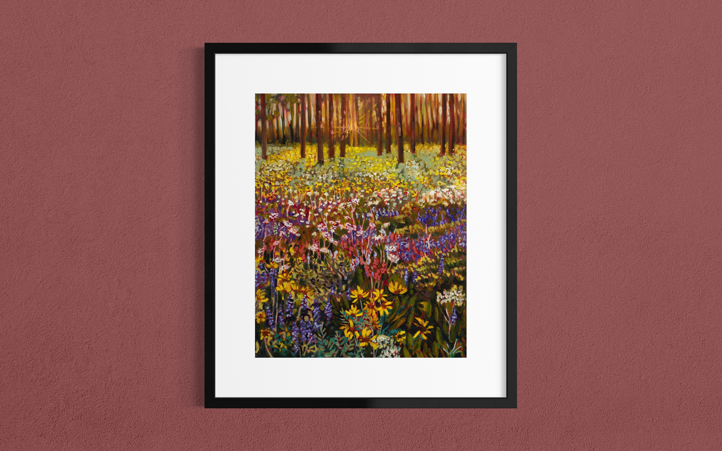 Wildflower Dusk — Fine Art Paper Print