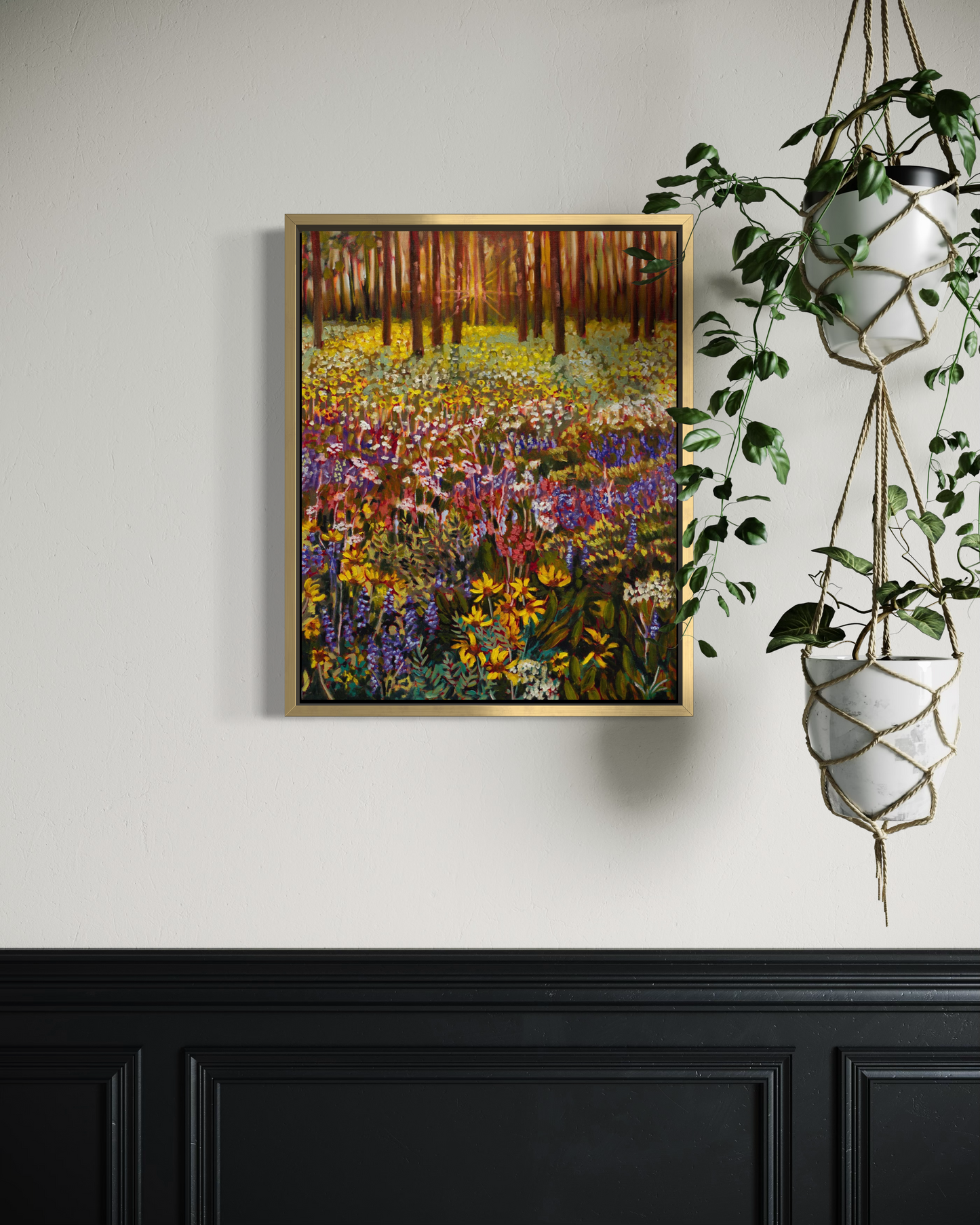Wildflower Dusk — Canvas Print