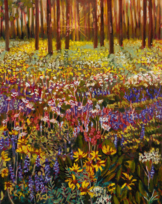 Wildflower Dusk - Original