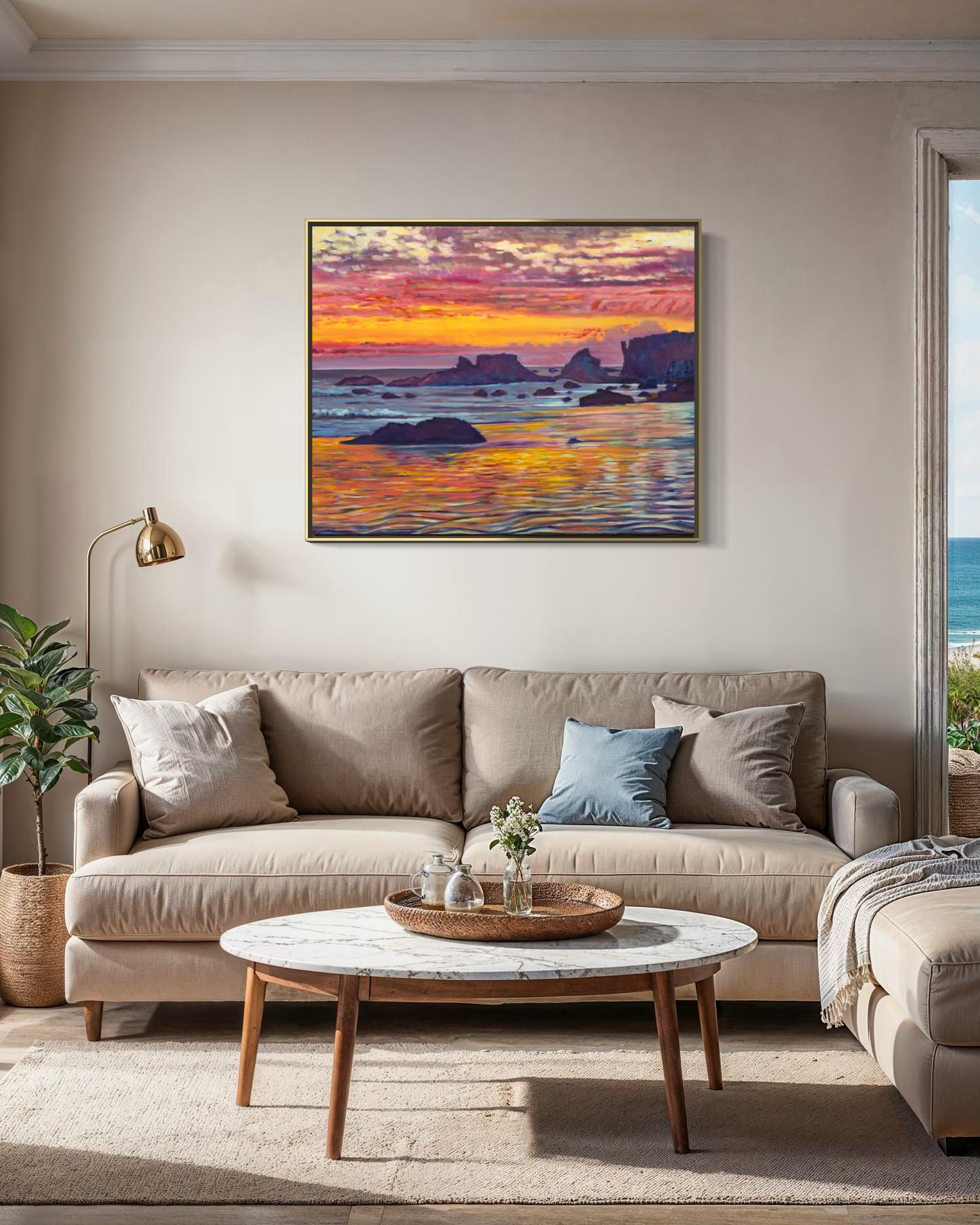 Matador Beach Sunset - Original