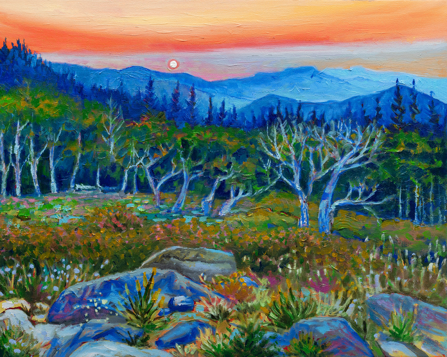 Mount Blue Sky Sunrise - Original